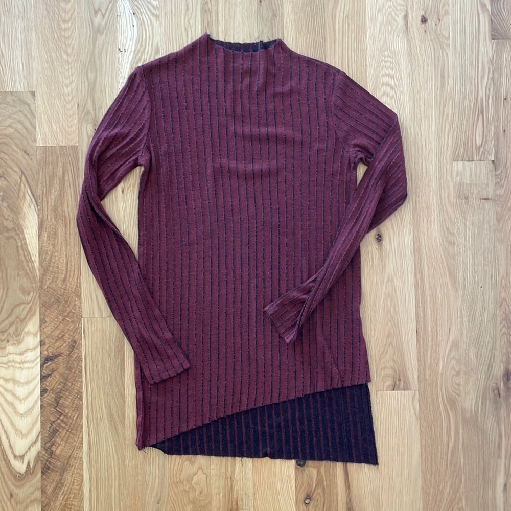 Red and black Zara long sleeve
